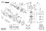 Bosch 3 603 CA2 002 Pws Universal Angle Grinder 230 V / Eu Spare Parts